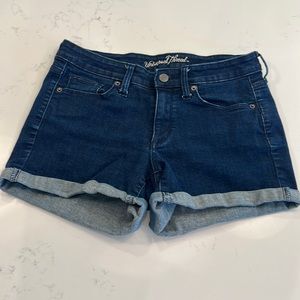 Universal Thread mid rise stretch denim shorts